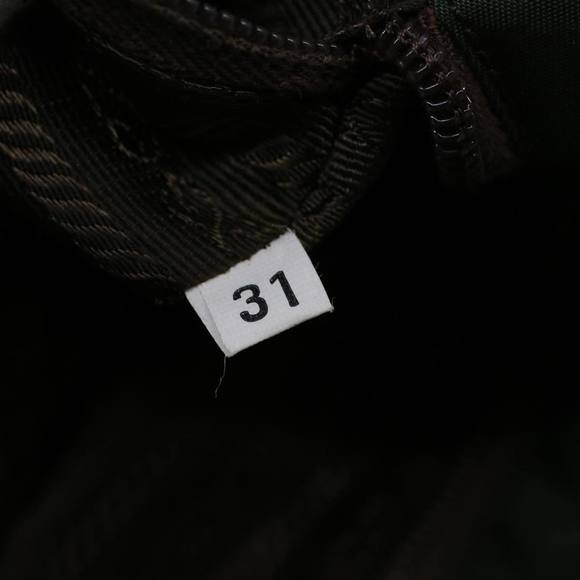 PRADA Hand Bag Nylon Green Auth cl802 - Picture 11 of 16